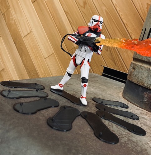 Action figure stand - –, double
